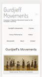 Mobile Screenshot of gurdjieff-movements.net